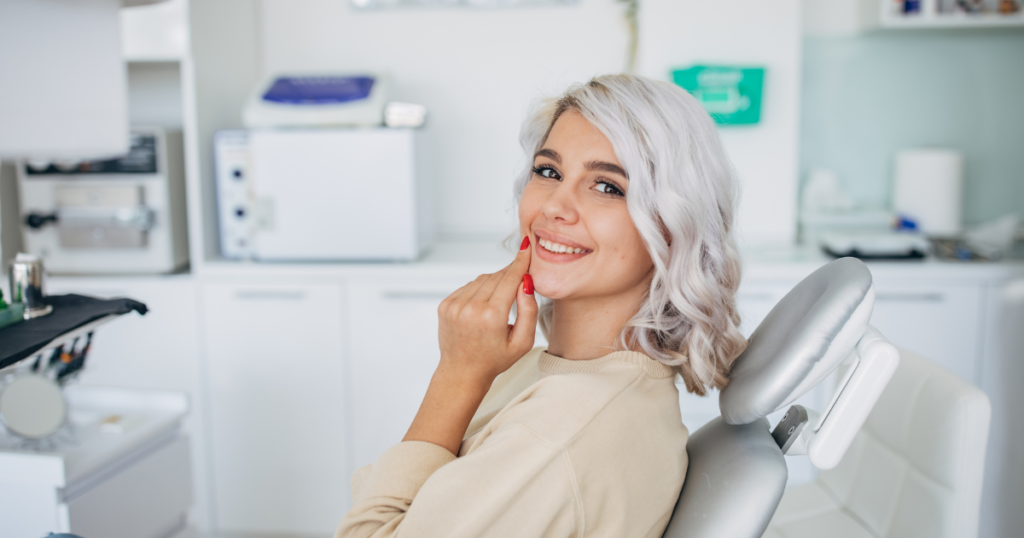 Dental pain where anesthesia was injected