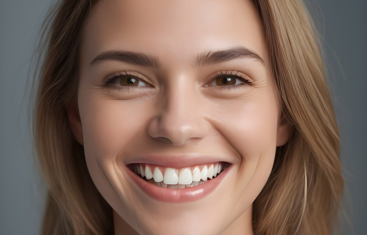 Whitening_Woman with a smile